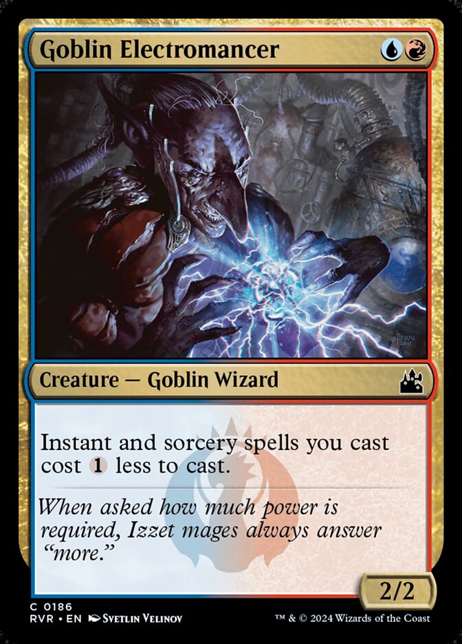 Goblin Electromancer 186 (Ravnica Remastered)  - Foil | Good Games Adelaide SA