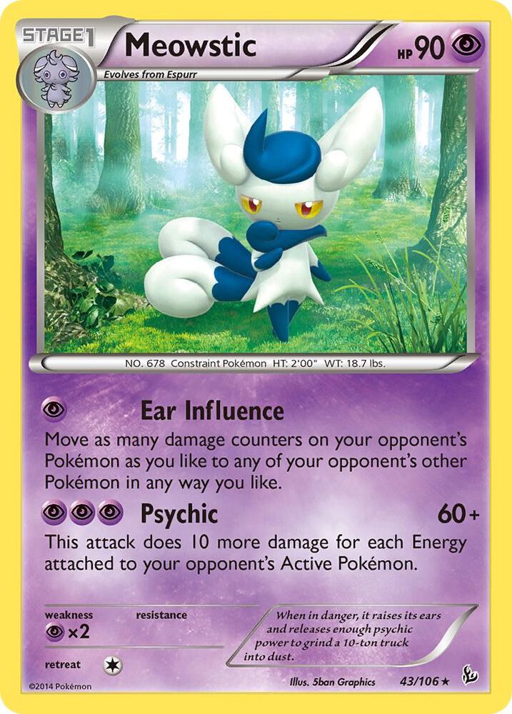 Meowstic 43/106 (XY - Flashfire)  | Good Games Adelaide SA