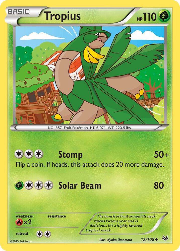 Tropius 12/108 (XY - Roaring Skies)  | Good Games Adelaide SA