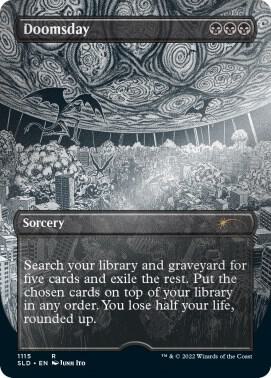 Doomsday Borderless Foil Etched 1115 (Secret Lair Drop Series)  - Foil | Good Games Adelaide SA