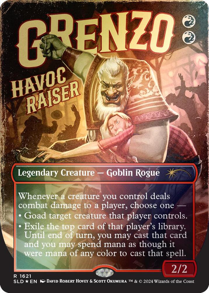 Grenzo Havoc Raiser Rainbow Foil 1621 (Secret Lair Drop Series)  - Foil | Good Games Adelaide SA