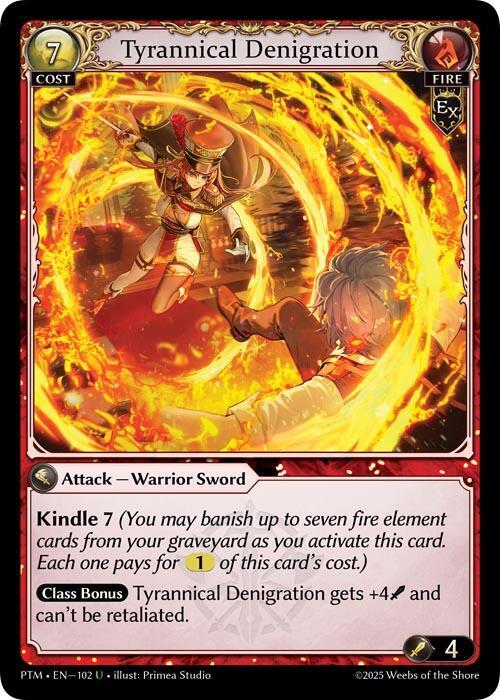 Tyrannical Denigration Curio Foil 102 (Phantom Monarchs)  - Foil | Good Games Adelaide SA