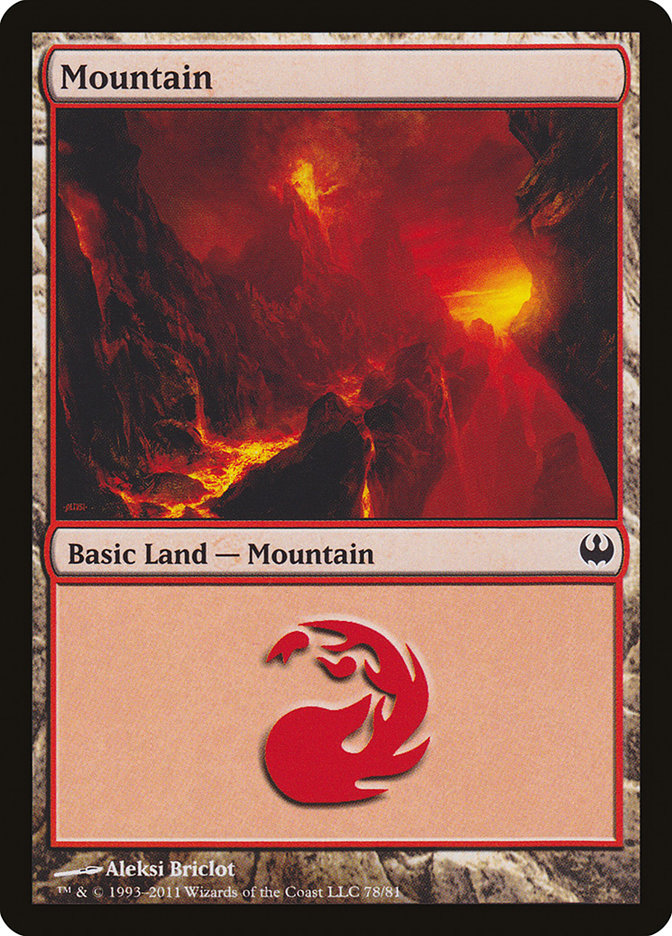 Mountain 78 (Duel Decks: Knights vs. Dragons)  | Good Games Adelaide SA