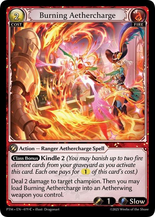 Burning Aethercharge 079 (Phantom Monarchs)  - Foil | Good Games Adelaide SA