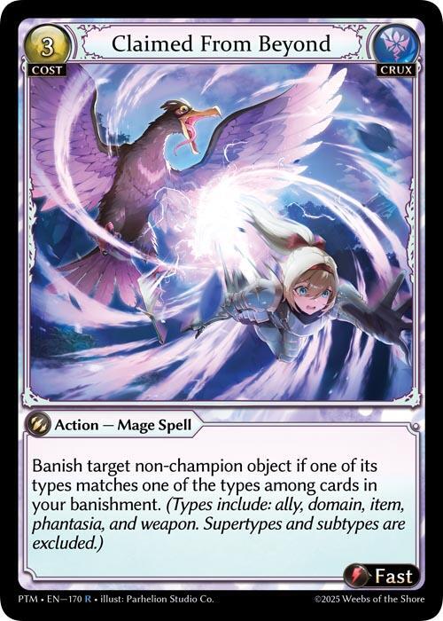 Claimed From Beyond 170 (Phantom Monarchs)  - Foil | Good Games Adelaide SA