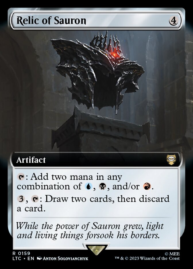 Relic of Sauron 159 (Commander: The Lord of the Rings: Tales of Middle-earth)  - Extended Art | Good Games Adelaide SA