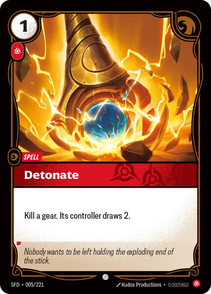 Detonate 005/221 (Spiritforged)  | Good Games Adelaide SA
