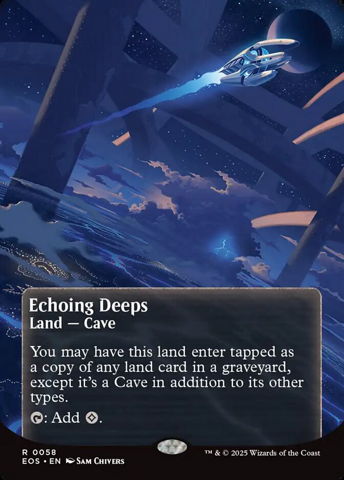 Echoing Deeps 58/0 (Edge of Eternities: Stellar Sights)  - Borderless | Good Games Adelaide SA