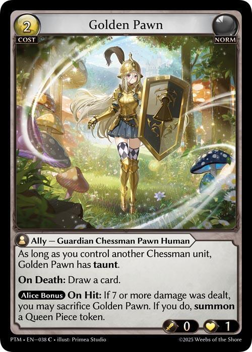 Golden Pawn Curio Foil 038 (Phantom Monarchs)  - Foil | Good Games Adelaide SA