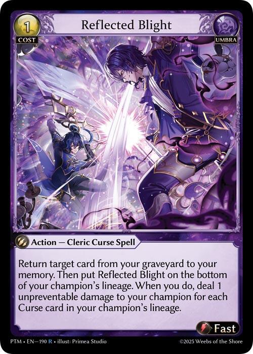 Reflected Blight 190 (Phantom Monarchs)  - Foil | Good Games Adelaide SA