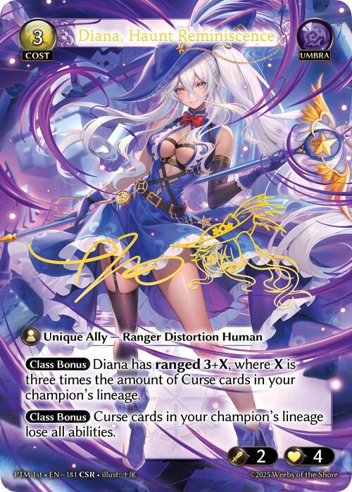 Diana Haunt Reminiscence CSR 181 (Phantom Monarchs)  - Foil | Good Games Adelaide SA