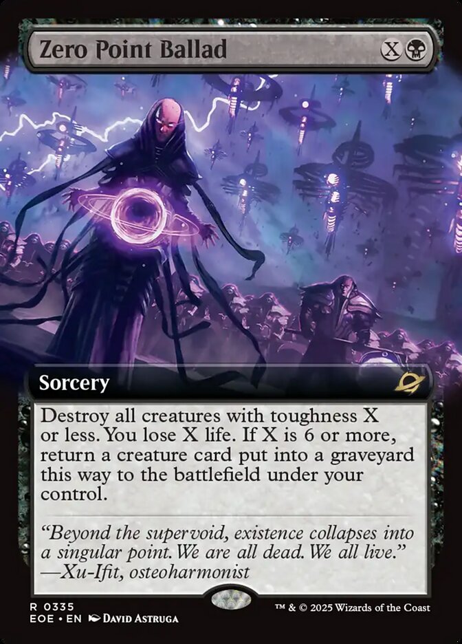 Zero Point Ballad 335/276 (Edge of Eternities)  - Extended Art Foil | Good Games Adelaide SA