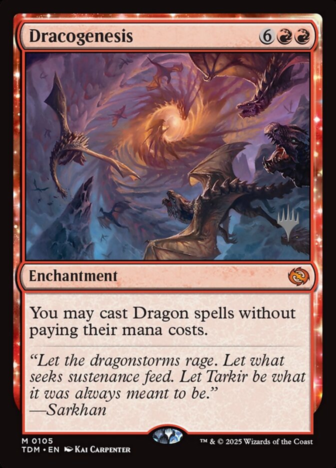 Dracogenesis 105 (Promo Pack: Tarkir: Dragonstorm)  | Good Games Adelaide SA