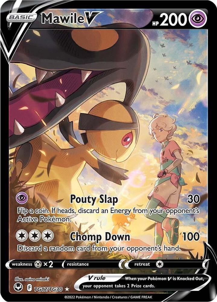 Mawile V TG17/TG30 (SWSH12: Silver Tempest Trainer Gallery)  - Holofoil | Good Games Adelaide SA