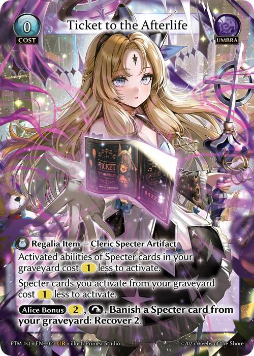 Ticket to the Afterlife 027 (Phantom Monarchs)  - Foil | Good Games Adelaide SA