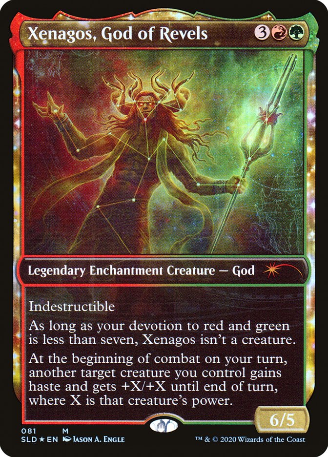 Xenagos, God of Revels 81 (Secret Lair Drop Series)  - Foil | Good Games Adelaide SA