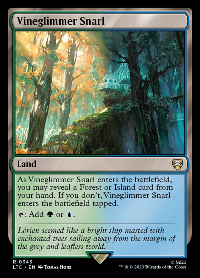 Vineglimmer Snarl 343 (Commander: The Lord of the Rings: Tales of Middle-earth)  | Good Games Adelaide SA