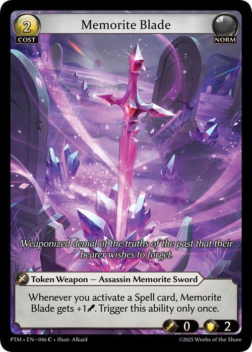 Memorite Blade 046 (Phantom Monarchs)  - Foil | Good Games Adelaide SA