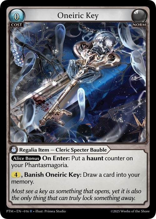 Oneiric Key 016 (Phantom Monarchs)  - Foil | Good Games Adelaide SA
