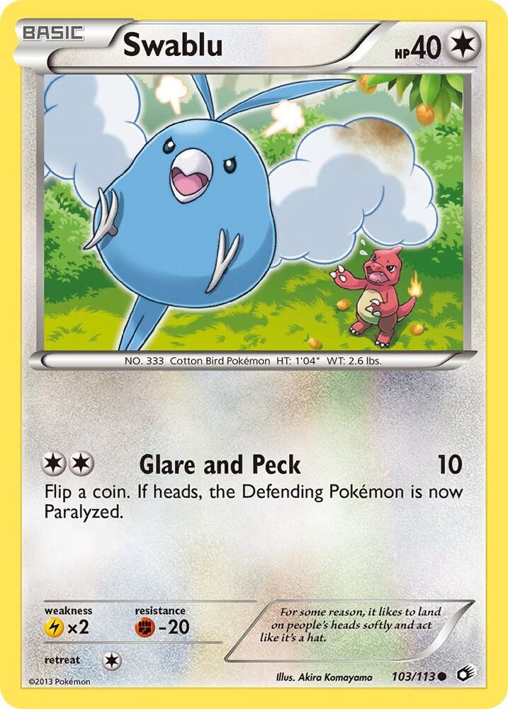 Swablu 103/113 (Legendary Treasures)  | Good Games Adelaide SA