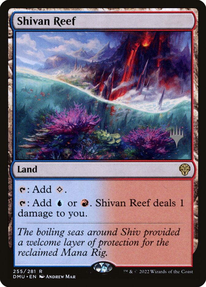 Shivan Reef 255 (Promo Pack: Dominaria United)  | Good Games Adelaide SA