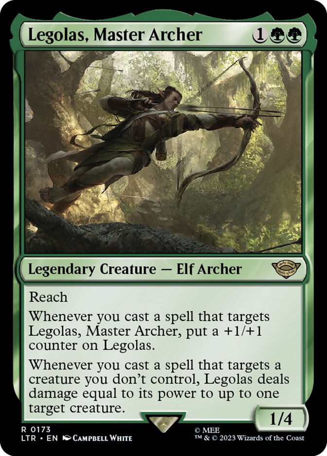 Legolas, Master Archer 173 (Universes Beyond: The Lord of the Rings: Tales of Middle-earth)  - Foil | Good Games Adelaide SA