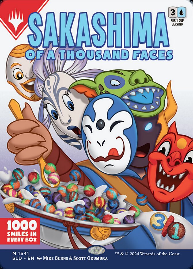 Sakashima of a Thousand Faces // Sakashima of a Thousand Faces 1541 (Secret Lair Drop Series)  - Foil | Good Games Adelaide SA