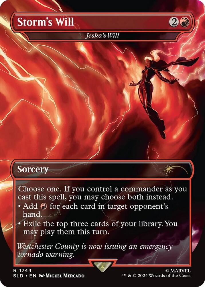Storms Will Jeskas Will Rainbow Foil 1744 (Secret Lair Drop Series)  - Foil | Good Games Adelaide SA