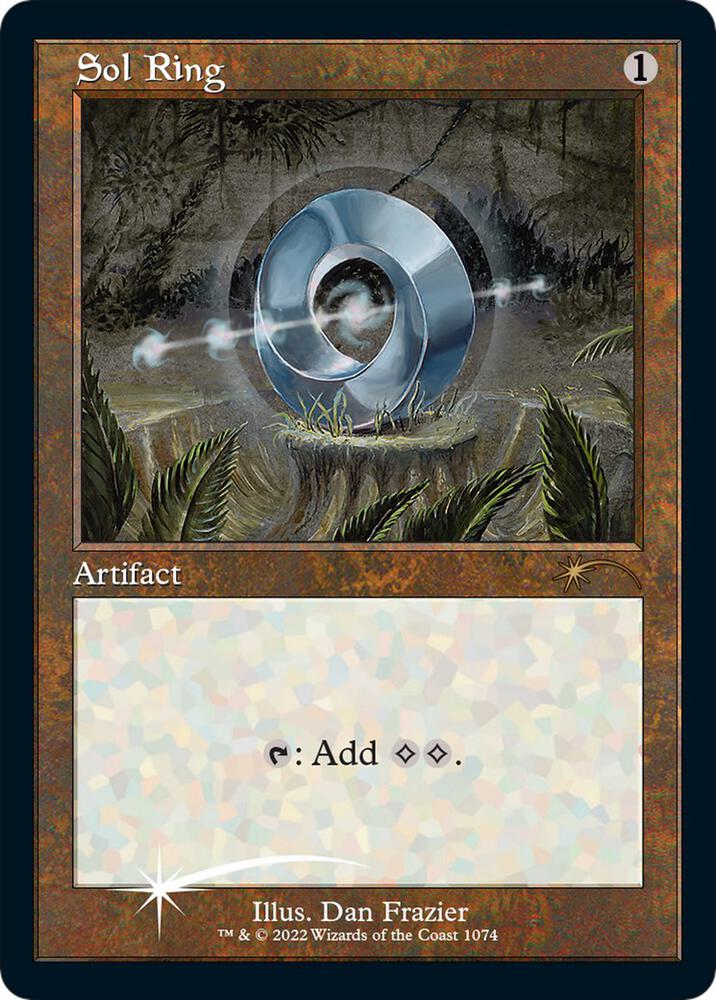 Sol Ring Retro Frame Foil Etched 1074 (Secret Lair Drop Series)  - Foil | Good Games Adelaide SA