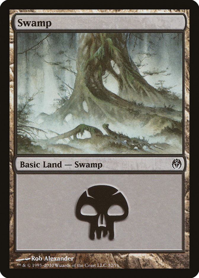 Swamp 32 (Duel Decks: Phyrexia vs. the Coalition)  | Good Games Adelaide SA