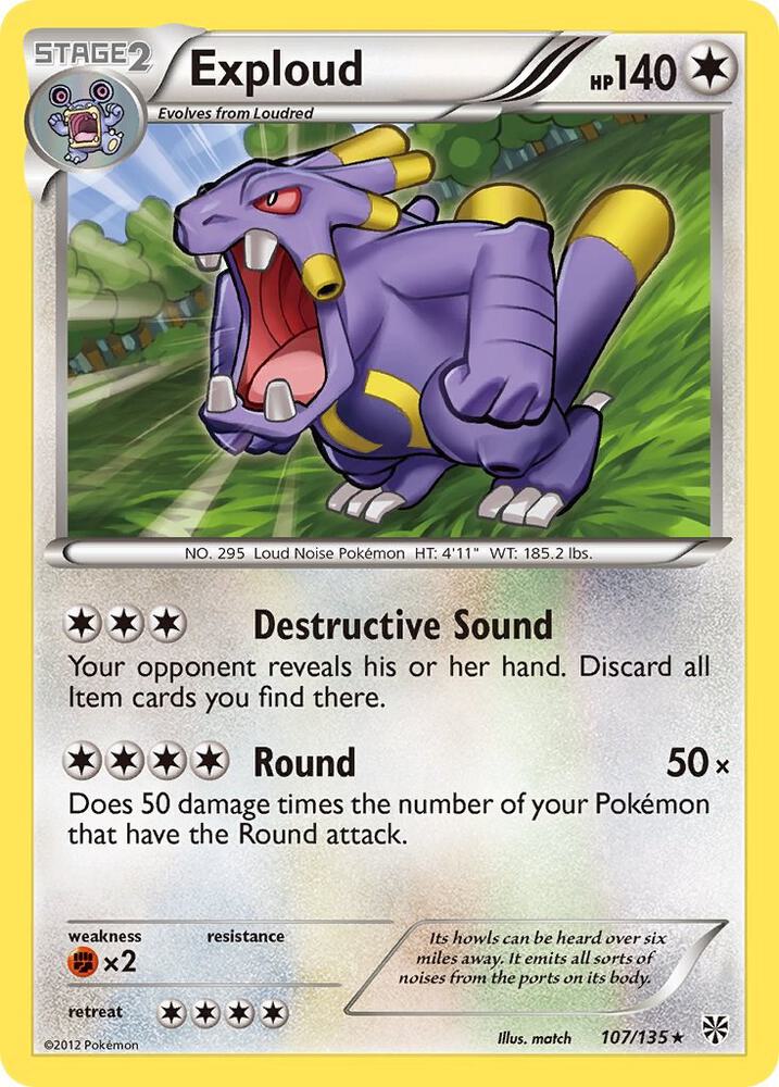 Exploud 107/135 (Plasma Storm)  - Reverse Holofoil | Good Games Adelaide SA