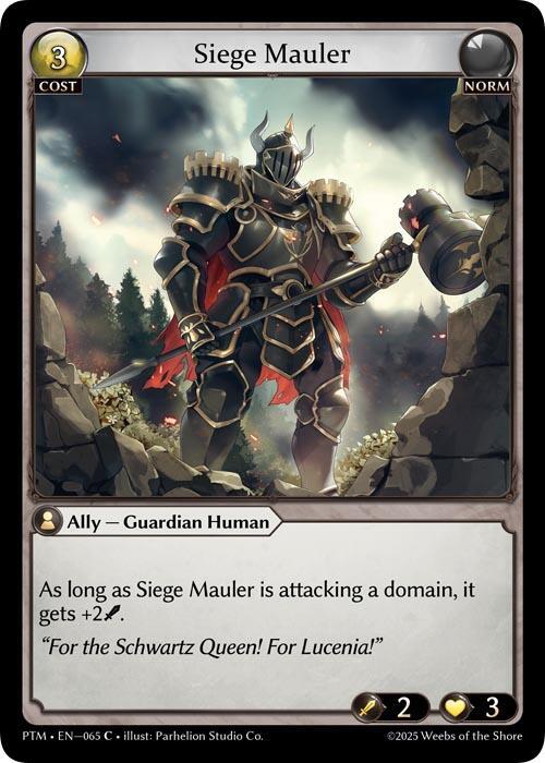 Siege Mauler 065 (Phantom Monarchs)  - Foil | Good Games Adelaide SA