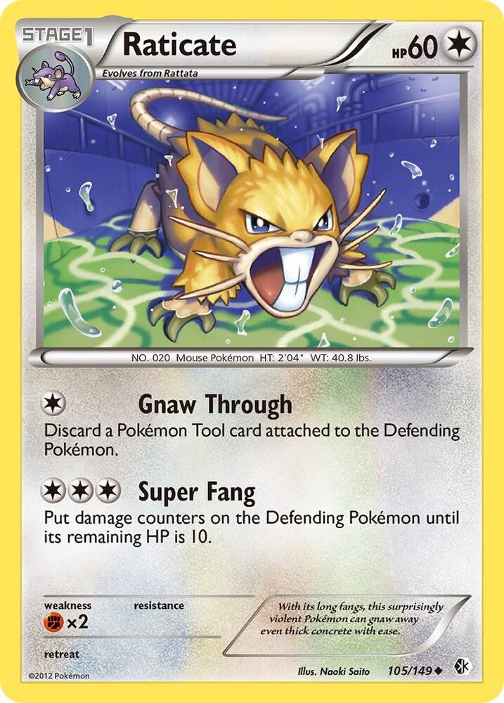 Raticate 105/149 (Boundaries Crossed)  | Good Games Adelaide SA