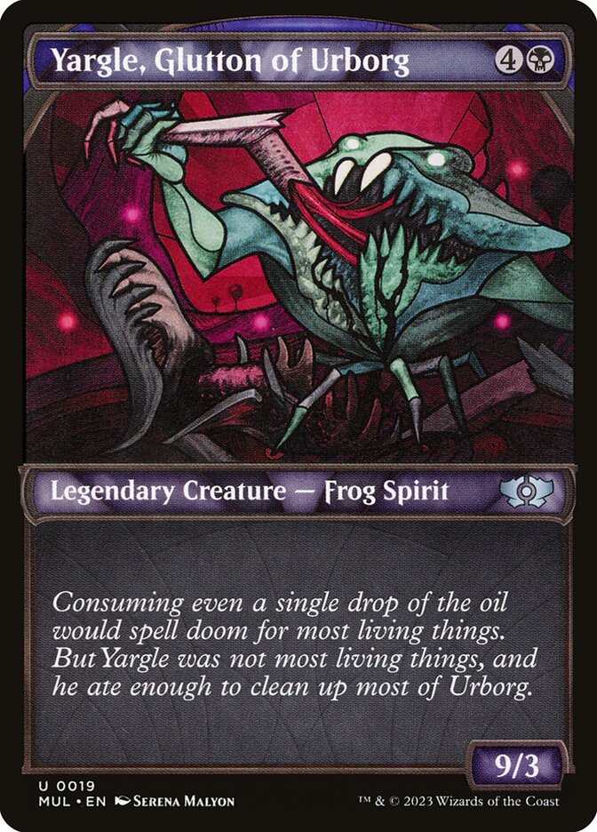 Yargle, Glutton of Urborg 19 (March of the Machine: Multiverse Legends)  - Showcase Foil | Good Games Adelaide SA