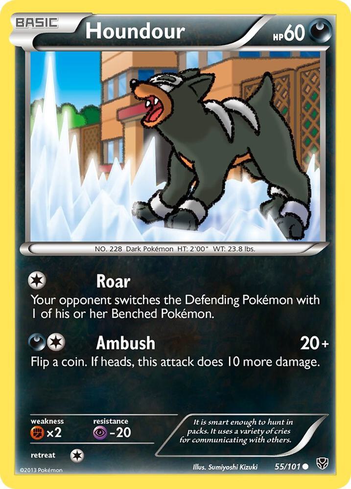 Houndour 55/101 (Plasma Blast)  - Reverse Holofoil | Good Games Adelaide SA