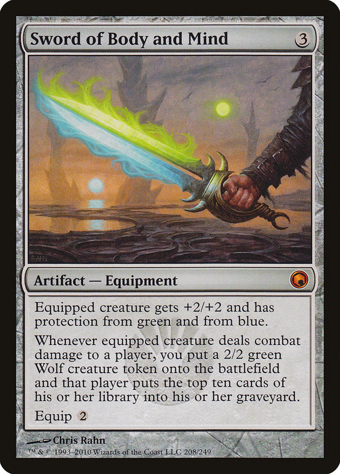 Sword of Body and Mind 208 (Scars of Mirrodin)  | Good Games Adelaide SA