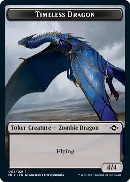 Timeless Dragon Token 4 (Modern Horizons 2)  | Good Games Adelaide SA