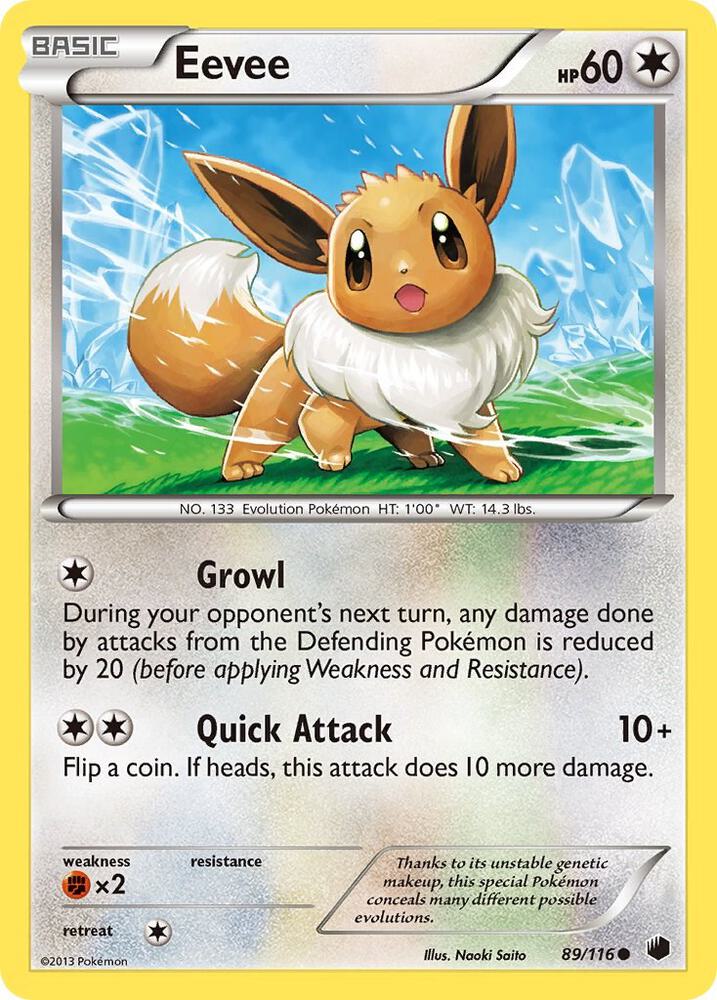 Eevee 89 89/116 (Plasma Freeze)  - Reverse Holofoil | Good Games Adelaide SA