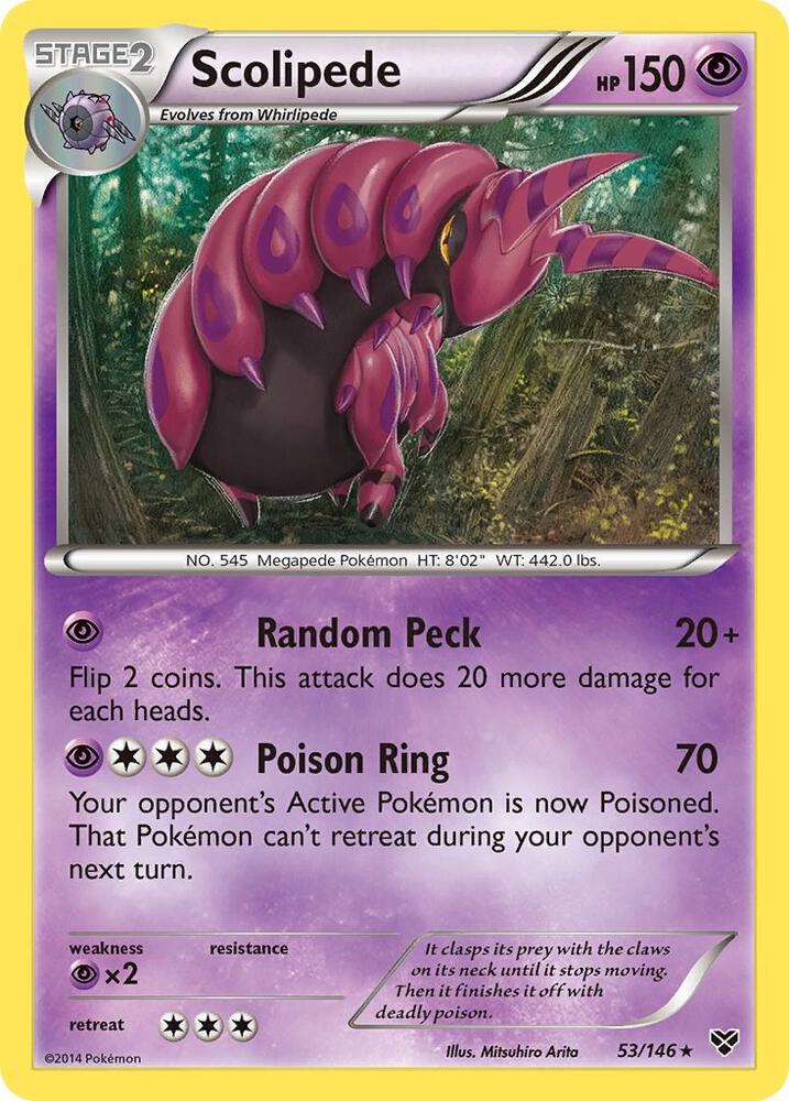 Scolipede 53/146 (XY Base Set)  | Good Games Adelaide SA
