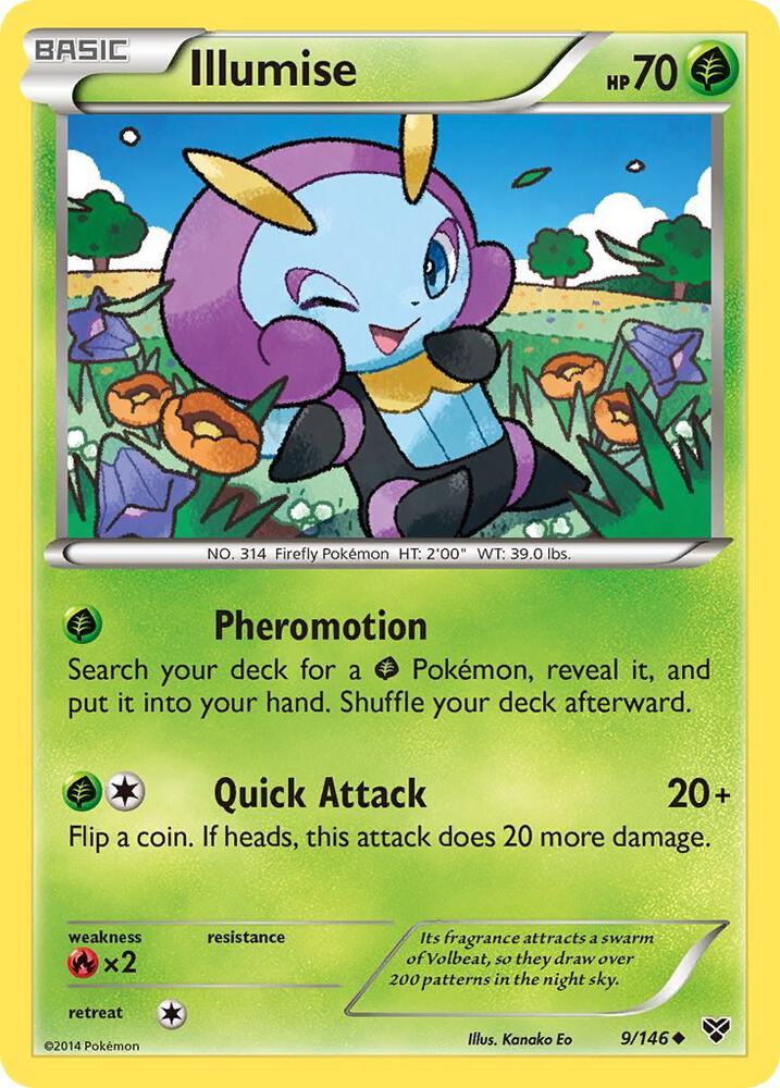 Illumise 9/146 (XY Base Set)  | Good Games Adelaide SA