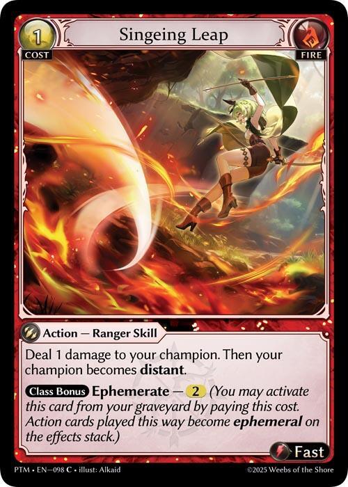 Singeing Leap 098 (Phantom Monarchs)  - Foil | Good Games Adelaide SA
