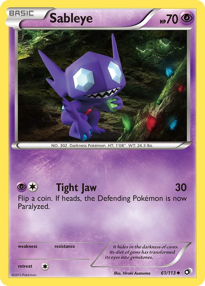 Sableye 61/113 (Legendary Treasures)  | Good Games Adelaide SA