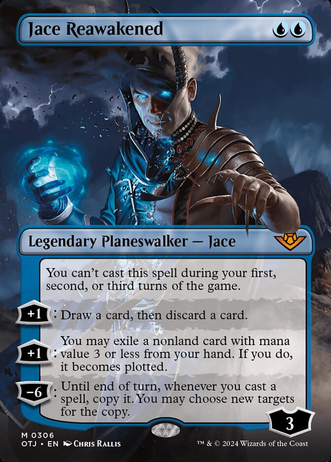 Jace Reawakened Borderless 306/286 (Outlaws of Thunder Junction)  - Borderless | Good Games Adelaide SA