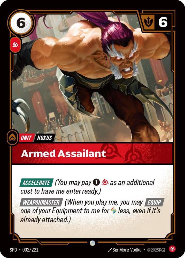 Armed Assailant 002/221 (Spiritforged)  - Foil | Good Games Adelaide SA