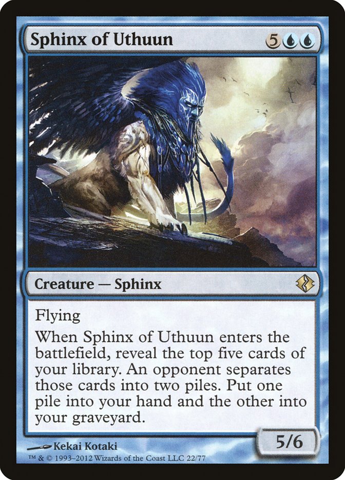 Sphinx of Uthuun 22 (Duel Decks: Venser vs. Koth)  | Good Games Adelaide SA