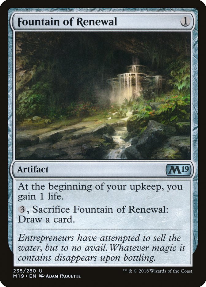 Fountain of Renewal 235 (Core Set 2019)  | Good Games Adelaide SA