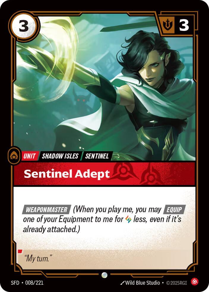 Sentinel Adept 008/221 (Spiritforged)  | Good Games Adelaide SA