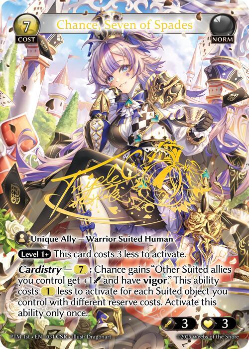 Chance Seven of Spades CSR 031 (Phantom Monarchs)  - Foil | Good Games Adelaide SA