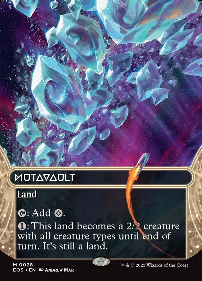 Mutavault 28 (Edge of Eternities: Stellar Sights)  - Borderless | Good Games Adelaide SA