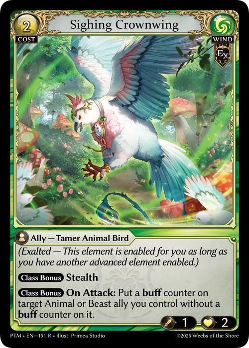 Sighing Crownwing 151 (Phantom Monarchs)  - Foil | Good Games Adelaide SA